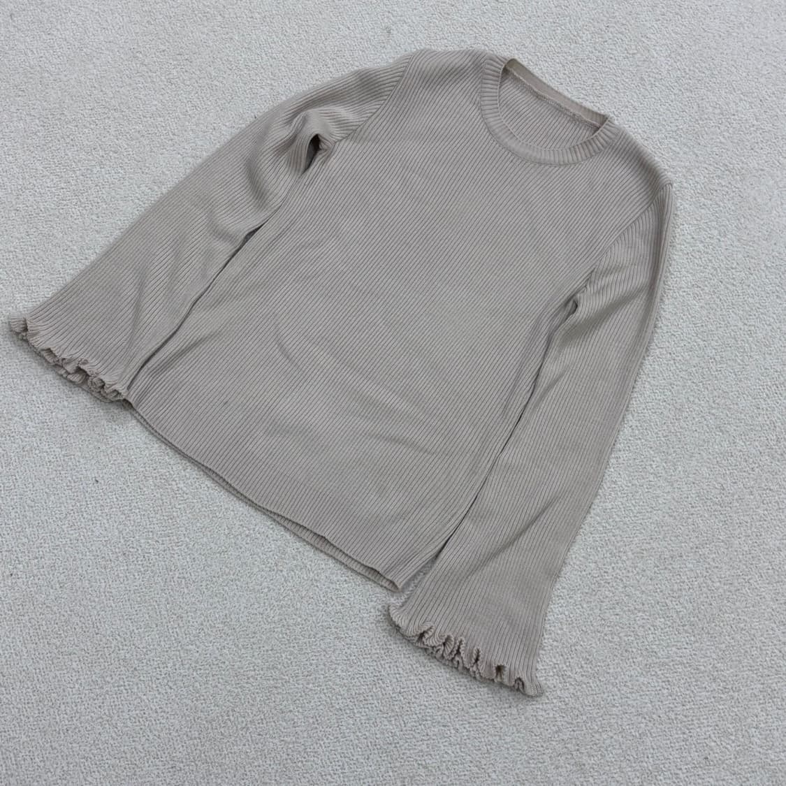 실측확인 빈티지 여성 골지 니트 0319E 상품이미지1