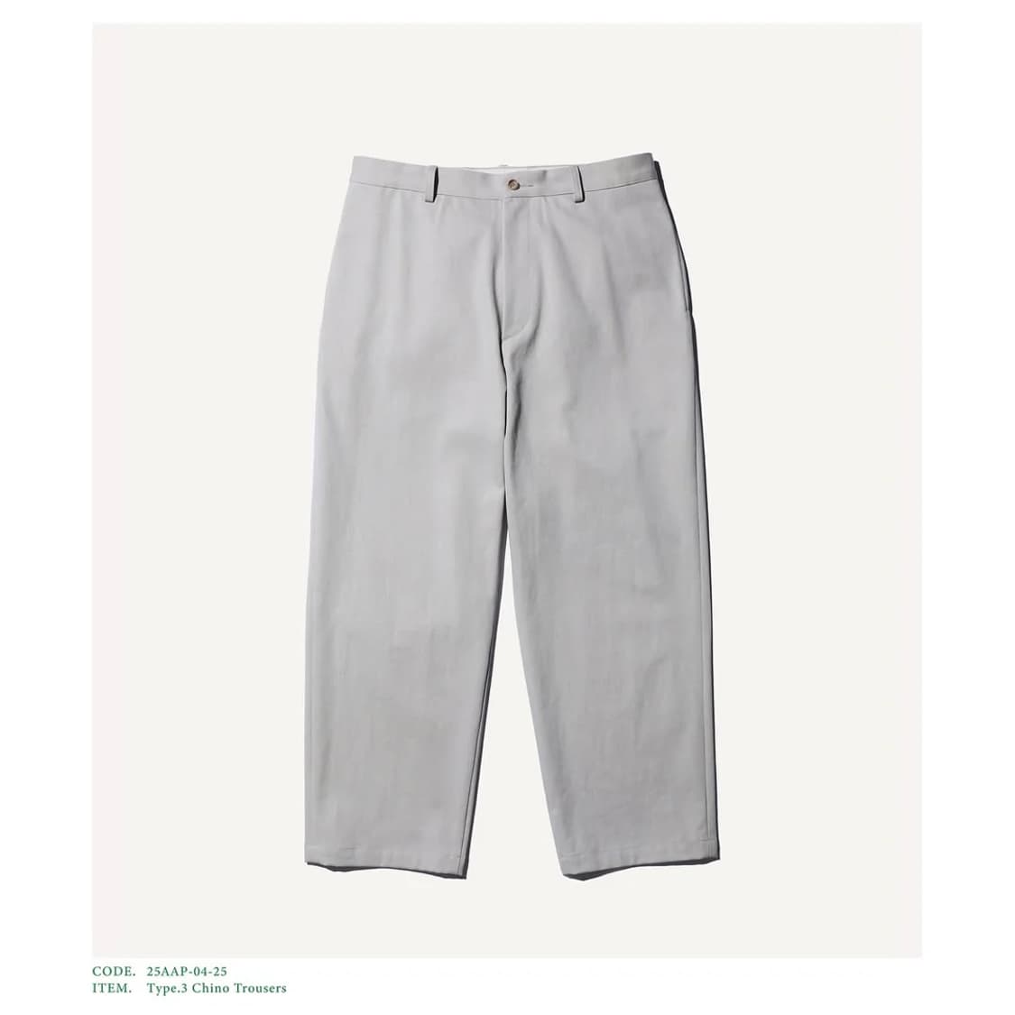 [1] 아프레쎄 타입3 치노 25aw 상품이미지1