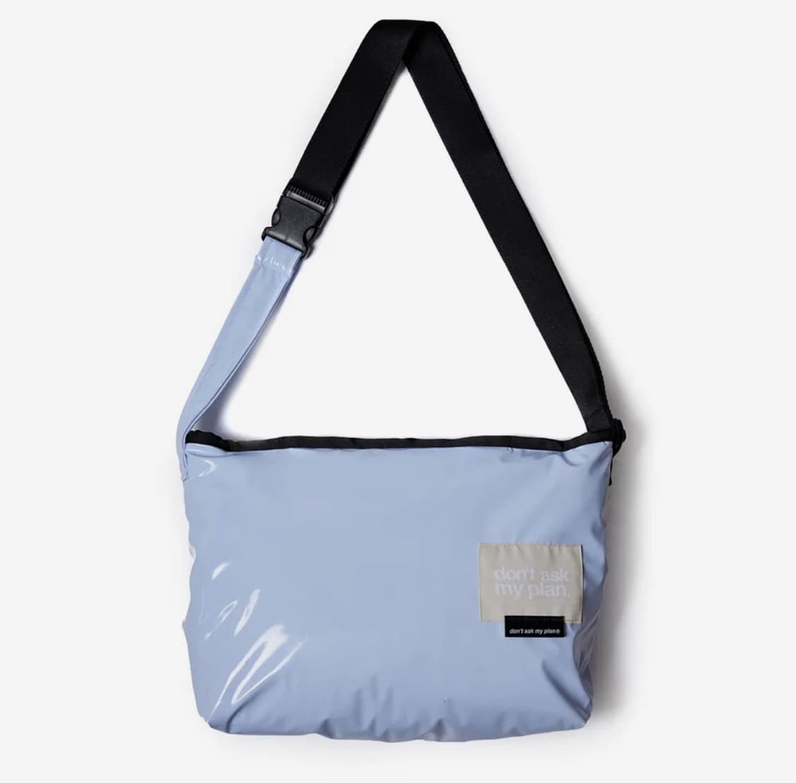 돈애스크마이플랜 2WAY 패딩 메신저백 스카이 블루 상품이미지2