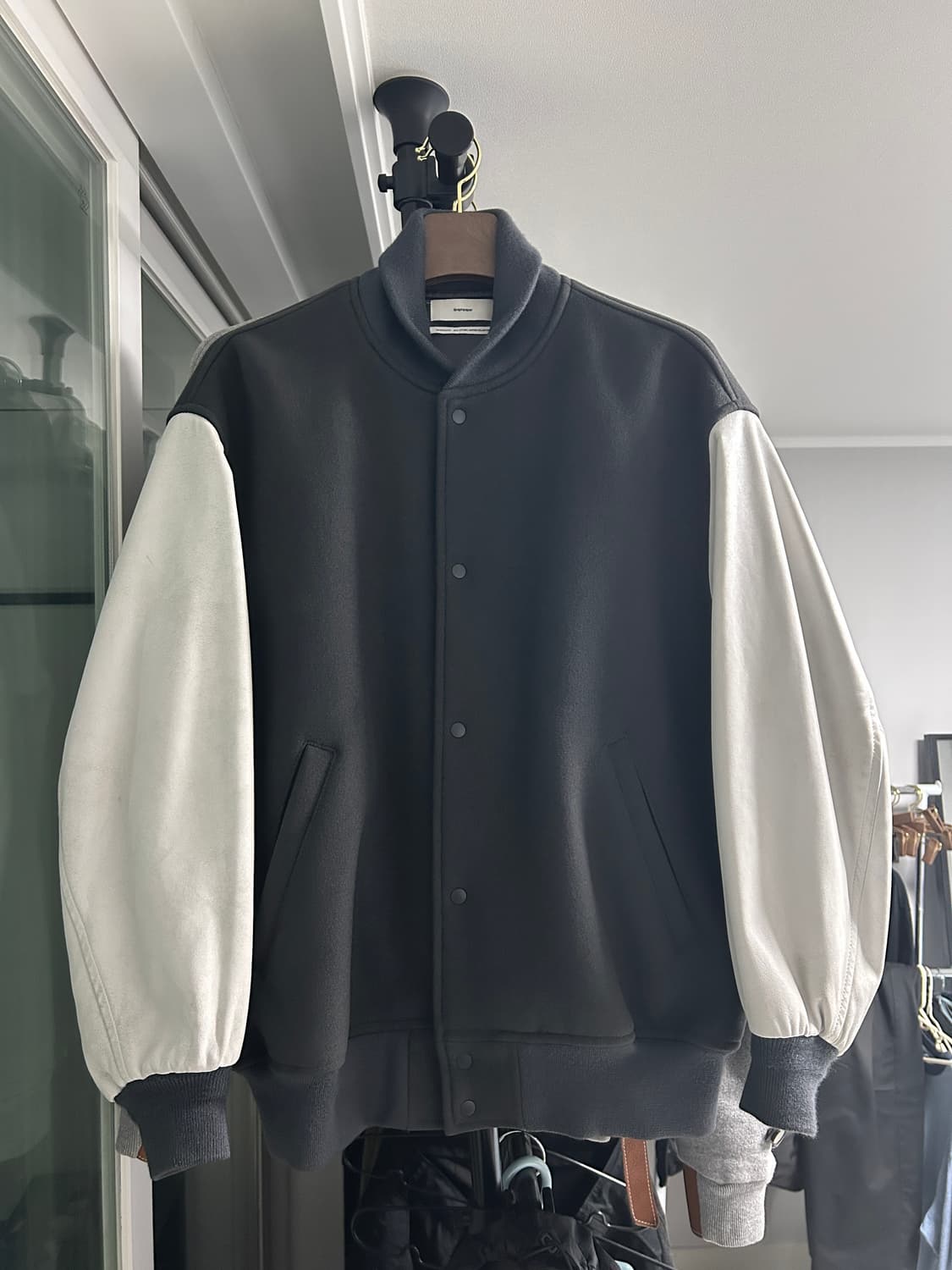 그라프페이퍼 멜튼 스타디움 자켓 상품이미지2