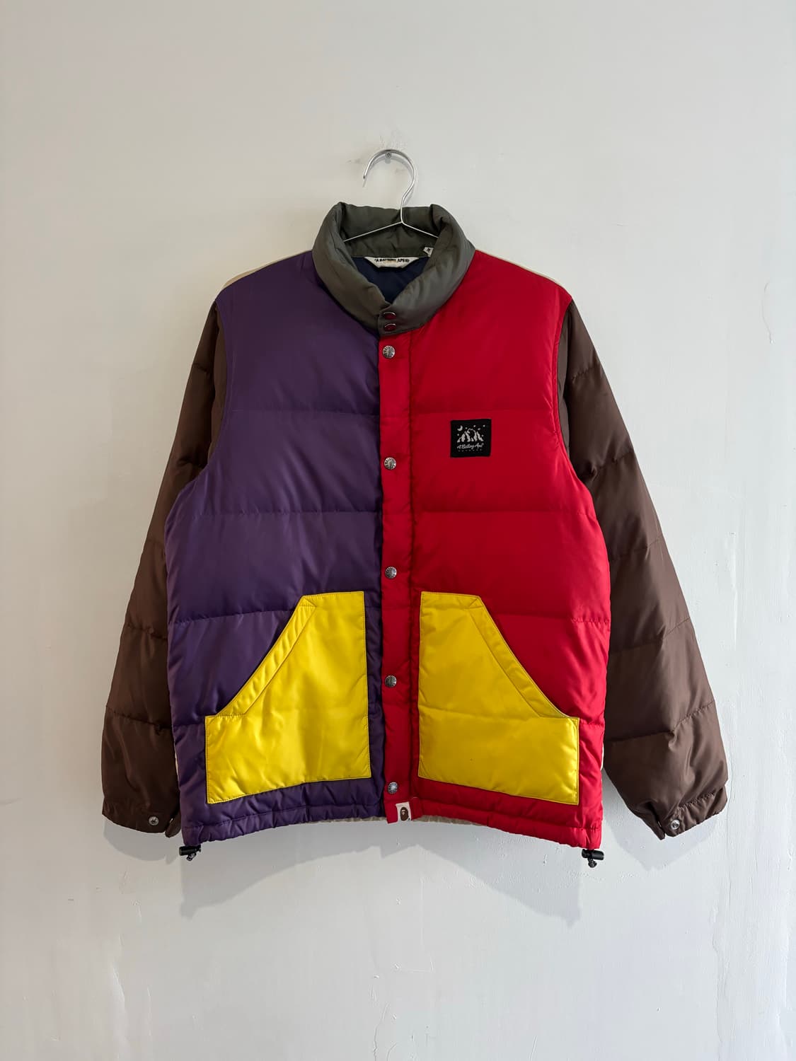 Bape colorblock down jacket 상품이미지2
