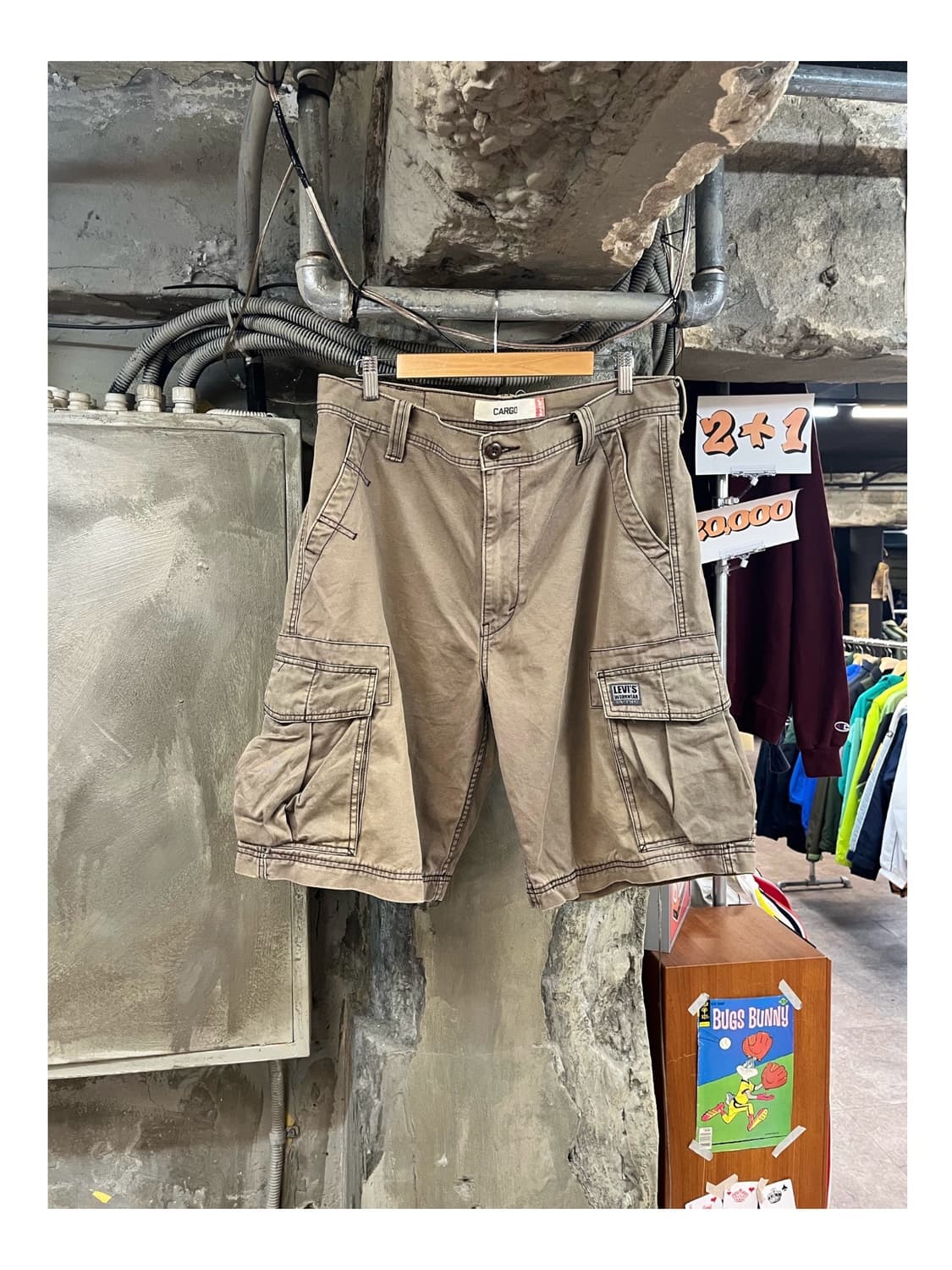 리바이스 카고 하프 팬츠 W34 #csz3486 상품이미지1