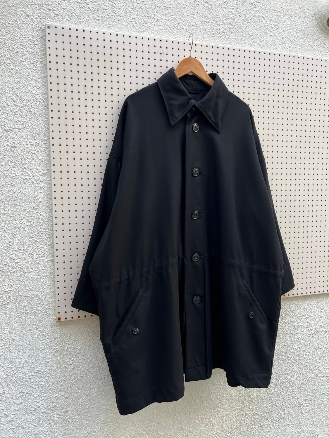MONITALY USA WIDE SILHOUETTE 모니탈리 밀리터리코트 상품이미지5