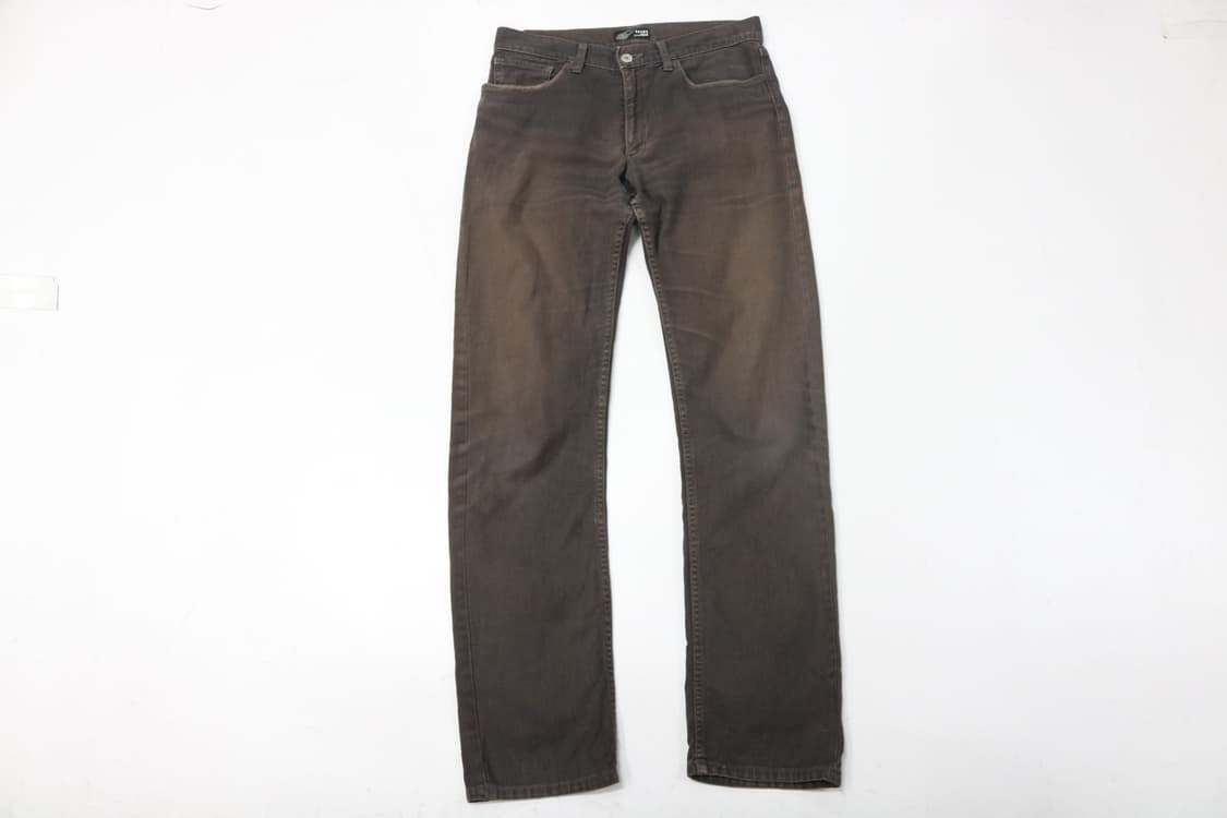 BEAMS 빔즈 빈티지 페이디드 브라운 슬림 스트레이트 팬츠 (S) 상품이미지2