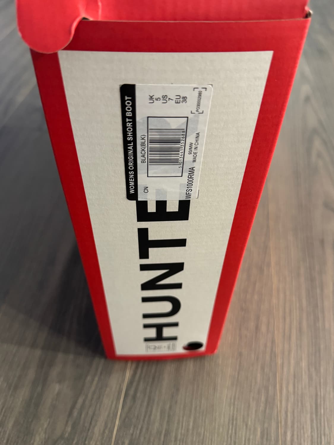 헌터 오리지널 쇼트 레인 부츠 블랙 WFS1000RMA-BLK 상품이미지7