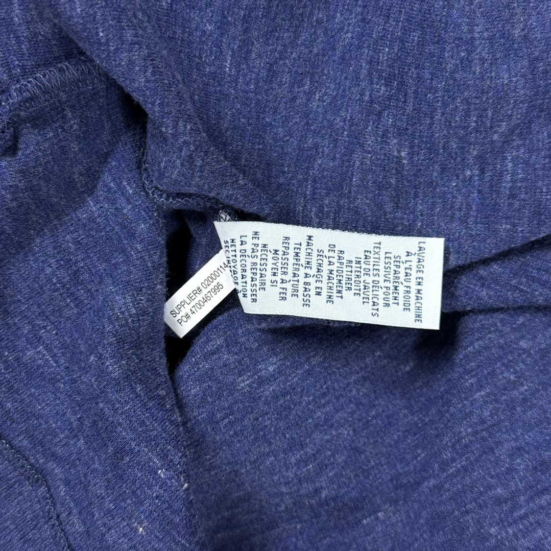 [M/P] 폴로 랄프로렌 블루 하프집업 반집업 니트 상품이미지8