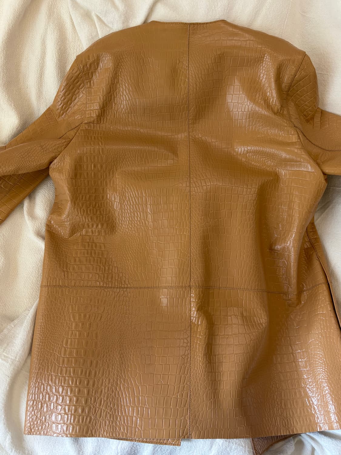 Toteme 토템 크록 가죽 자켓 새상품 상품이미지10