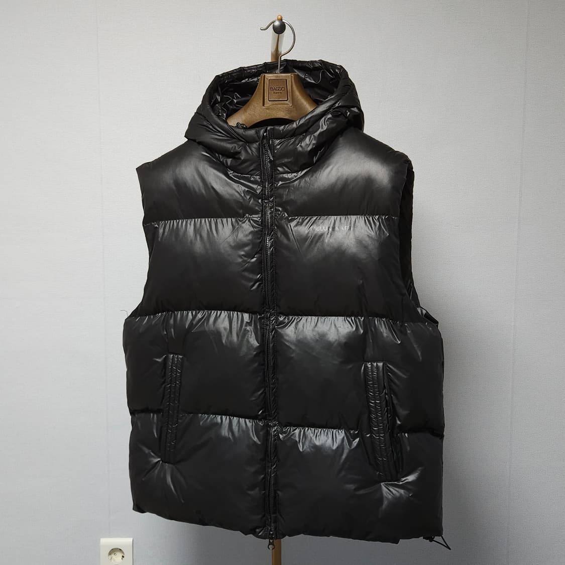 L ) 필루미네이트 글린트 후드 패딩 베스트 상품이미지5