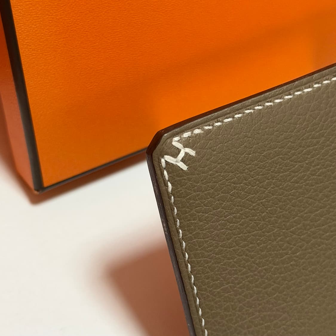 [미사용/OS] 에르메스 H 셀리에 에토프 카드 홀더 지갑 상품이미지4