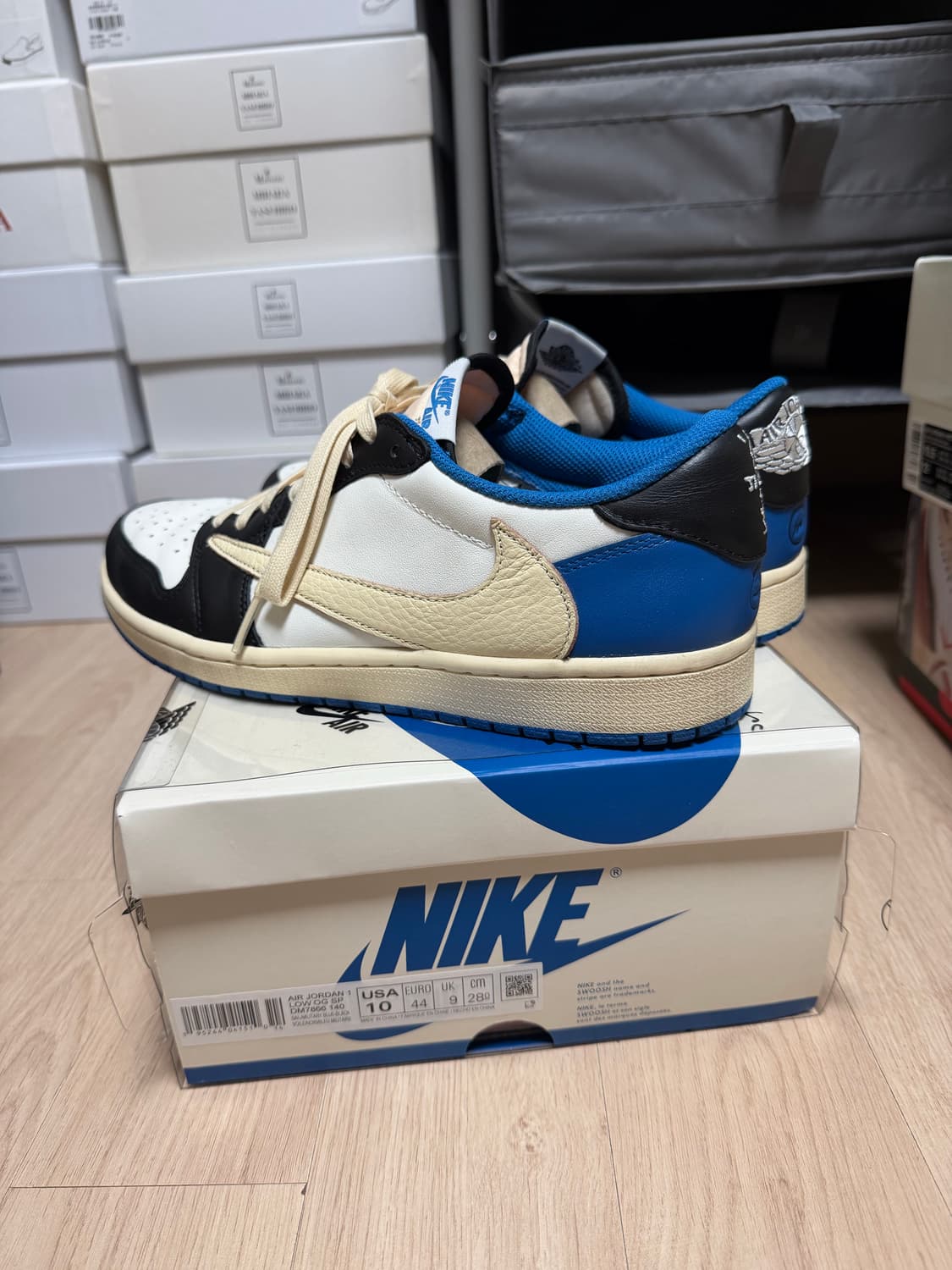 나이키 조던1 x 프라그먼트 x 트래비스 스캇 로우 OG 280사이즈 상품이미지7