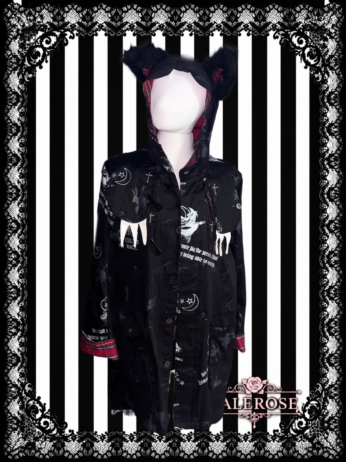 CHANNEL H Nekomimi Punk Hoodie Jacket 상품이미지1