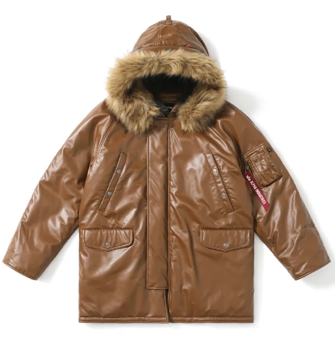 예스아이씨x알파인더스트리스 N-3B 파카 BROWN 상품이미지1