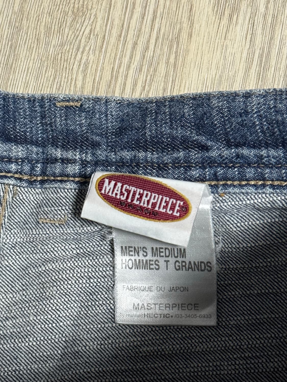 마스터피스 슬라브 데님 TYPE1 인디고 M사이즈 상품이미지4