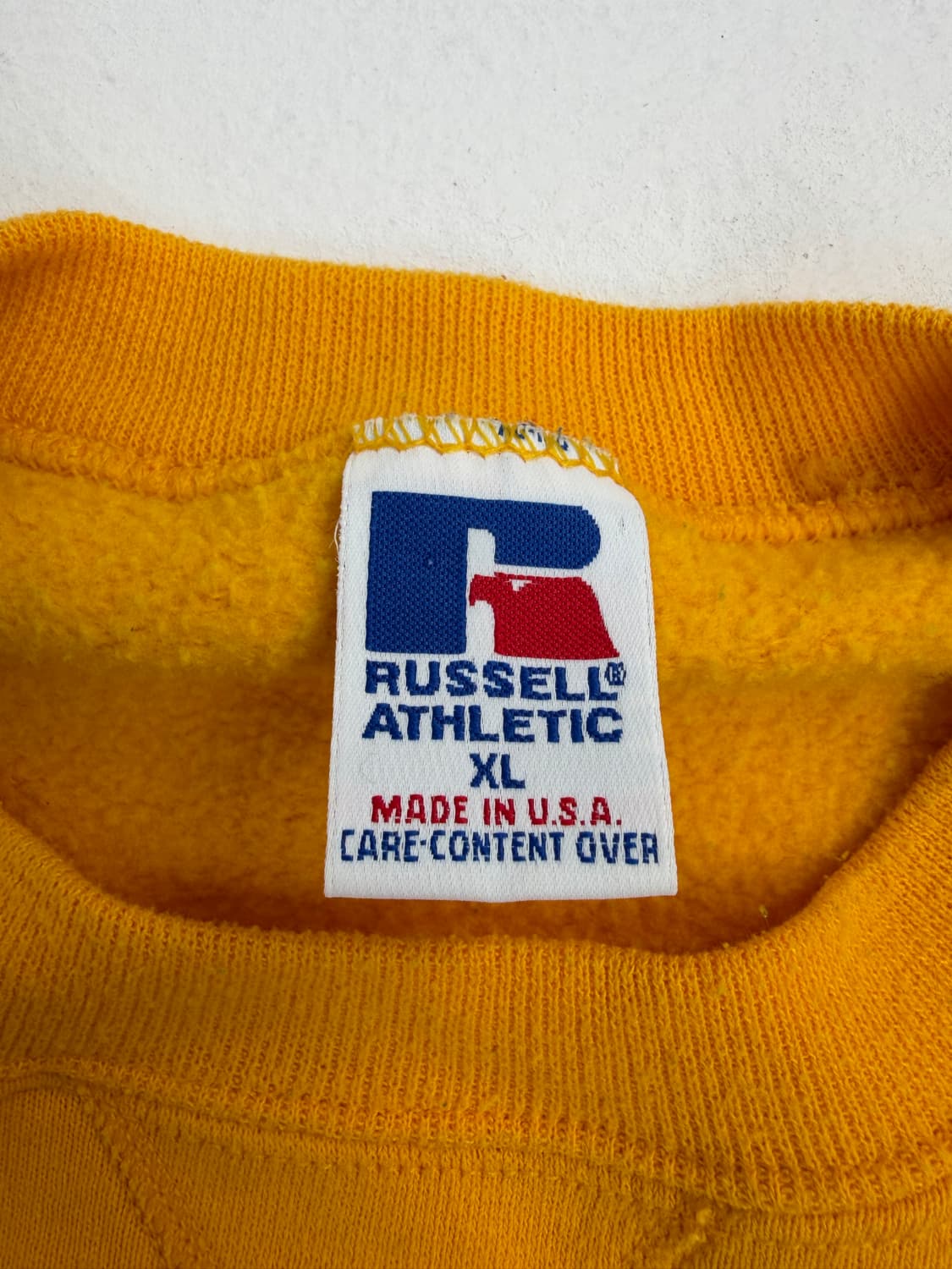 90s Russell Sweatshirt (yellow) 상품이미지3