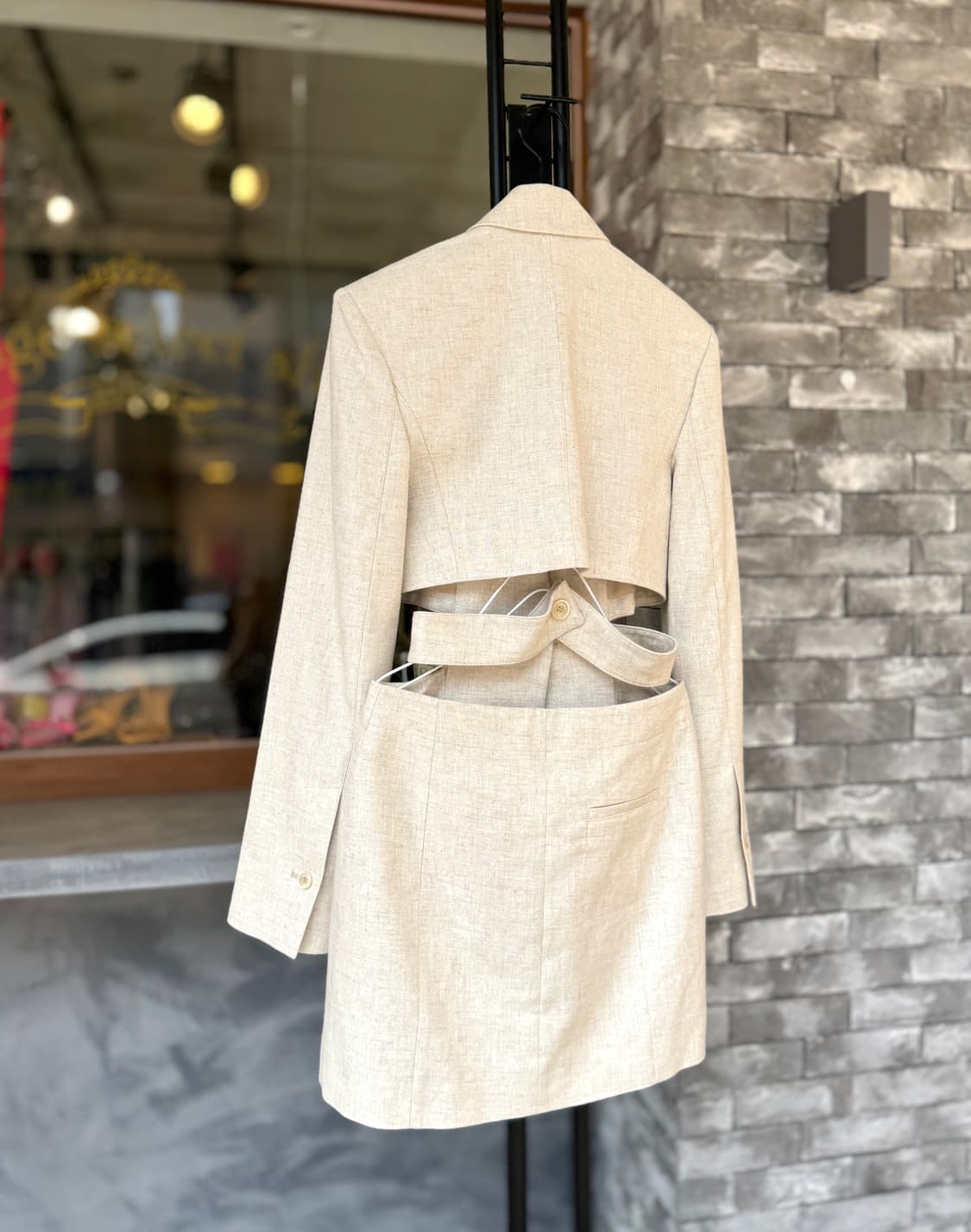 텍있는 새상품 Jacquemus 린넨 블레이저 원피스32(44사이즈) 상품이미지9