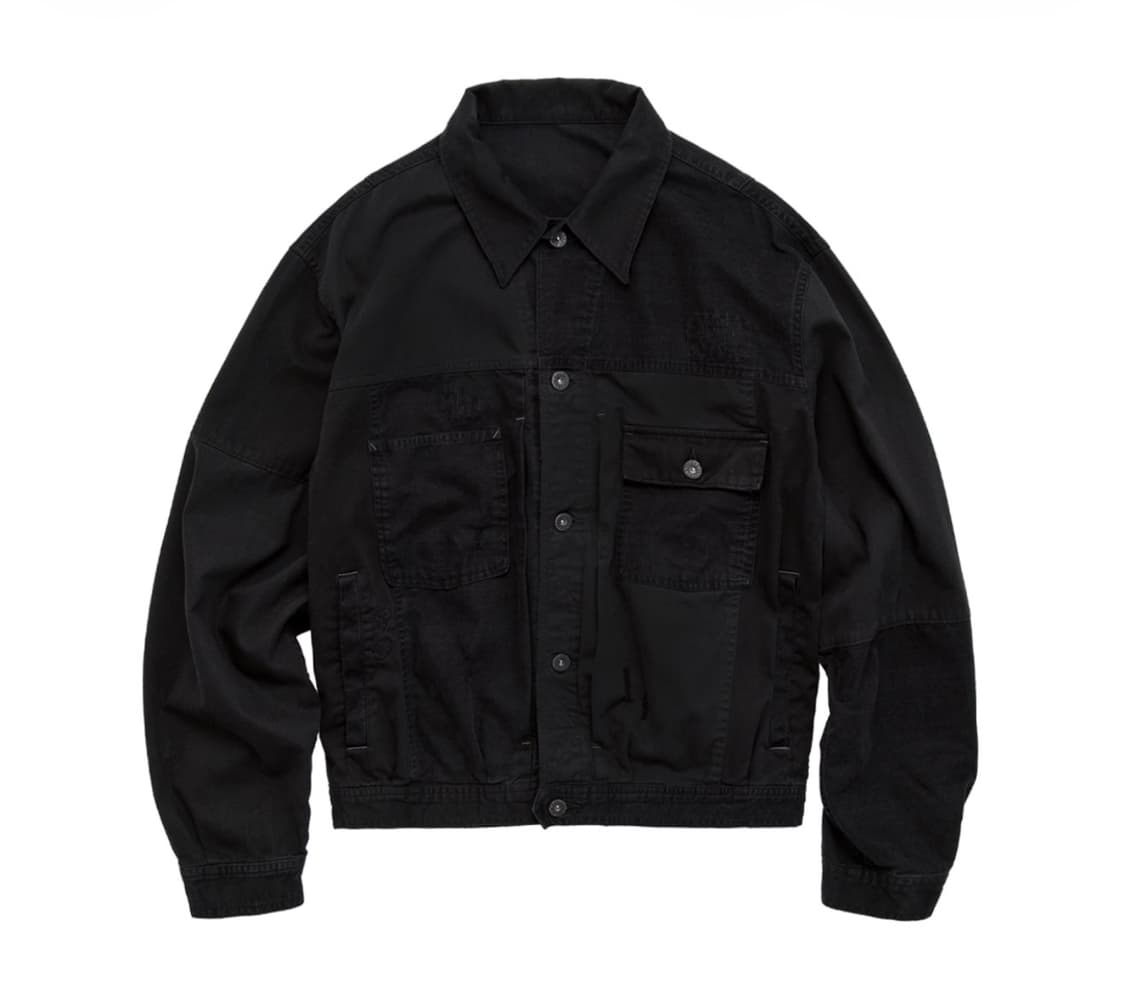 (4) 폴리테루 사시코 트러커 자켓 상품이미지1