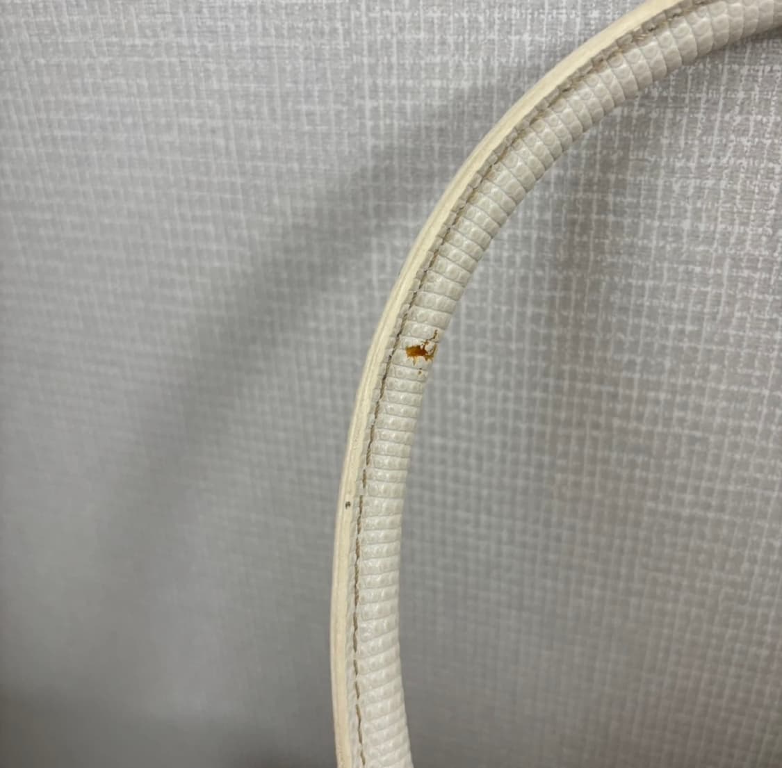 프랑스 란셀 베이지 캔버스 화이트 가죽 토트백 프렌치 상품이미지7