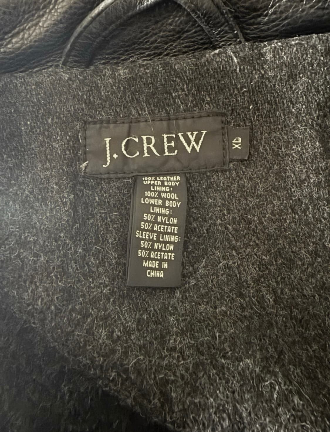 올드 제이크루 jcrew 레더 카코트 xl 올드갭 상품이미지4