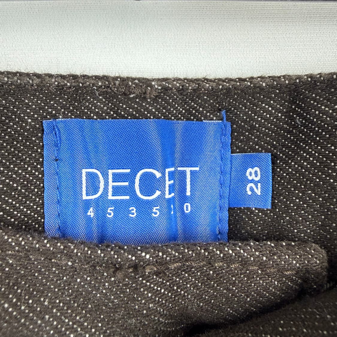 (28) 데케트 와이드 브라운 데님 팬츠 상품이미지4