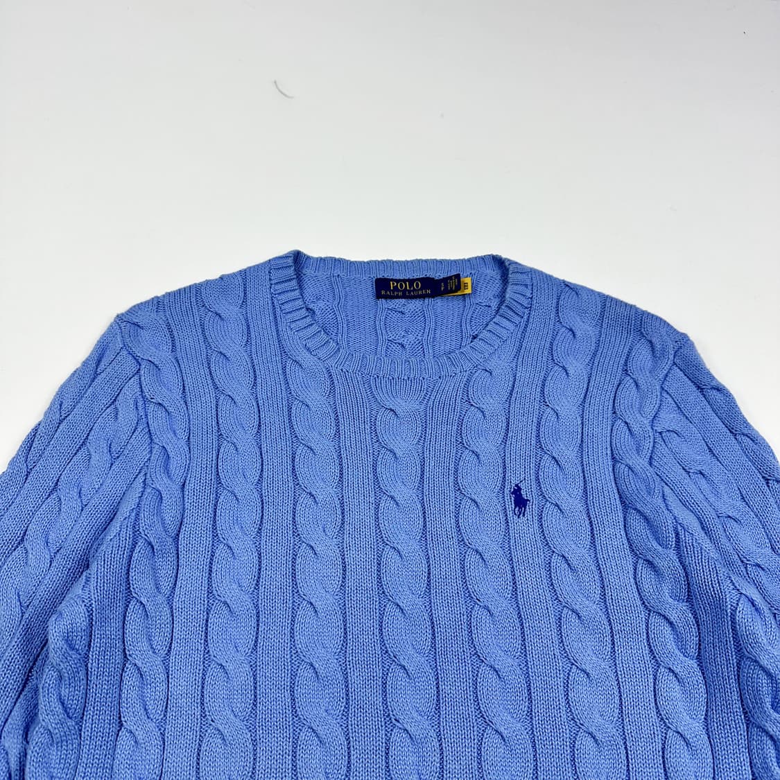 (오염존재) 폴로 랄프로렌 클래식 케이블 니트 S 상품이미지2