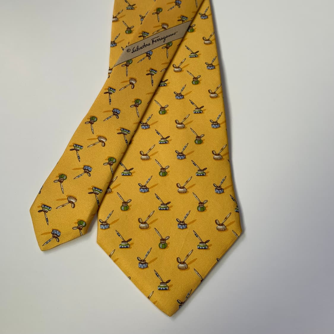 살바토레 페레가모 최상급 명품넥타이 A+등급 9.3cm 100실크 상품이미지4