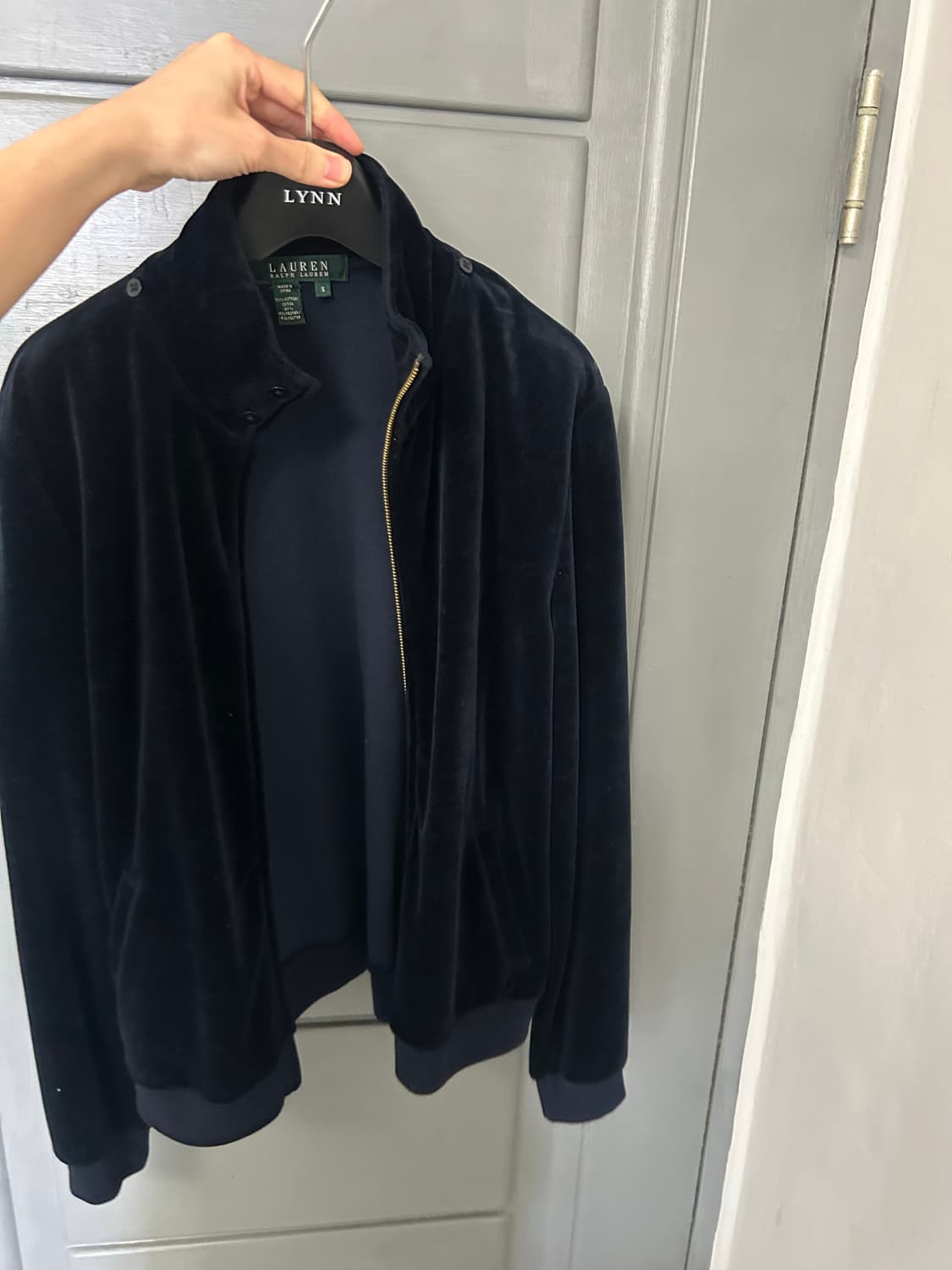 폴로 벨벳 집업 S 상품이미지5