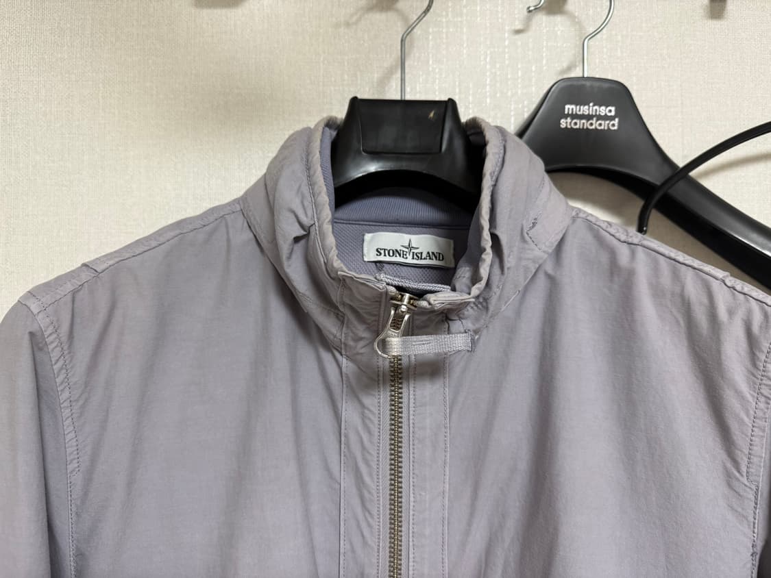 스톤아일랜드 라이트 코튼 나일론 트윌 자켓 라벤더 상품이미지2