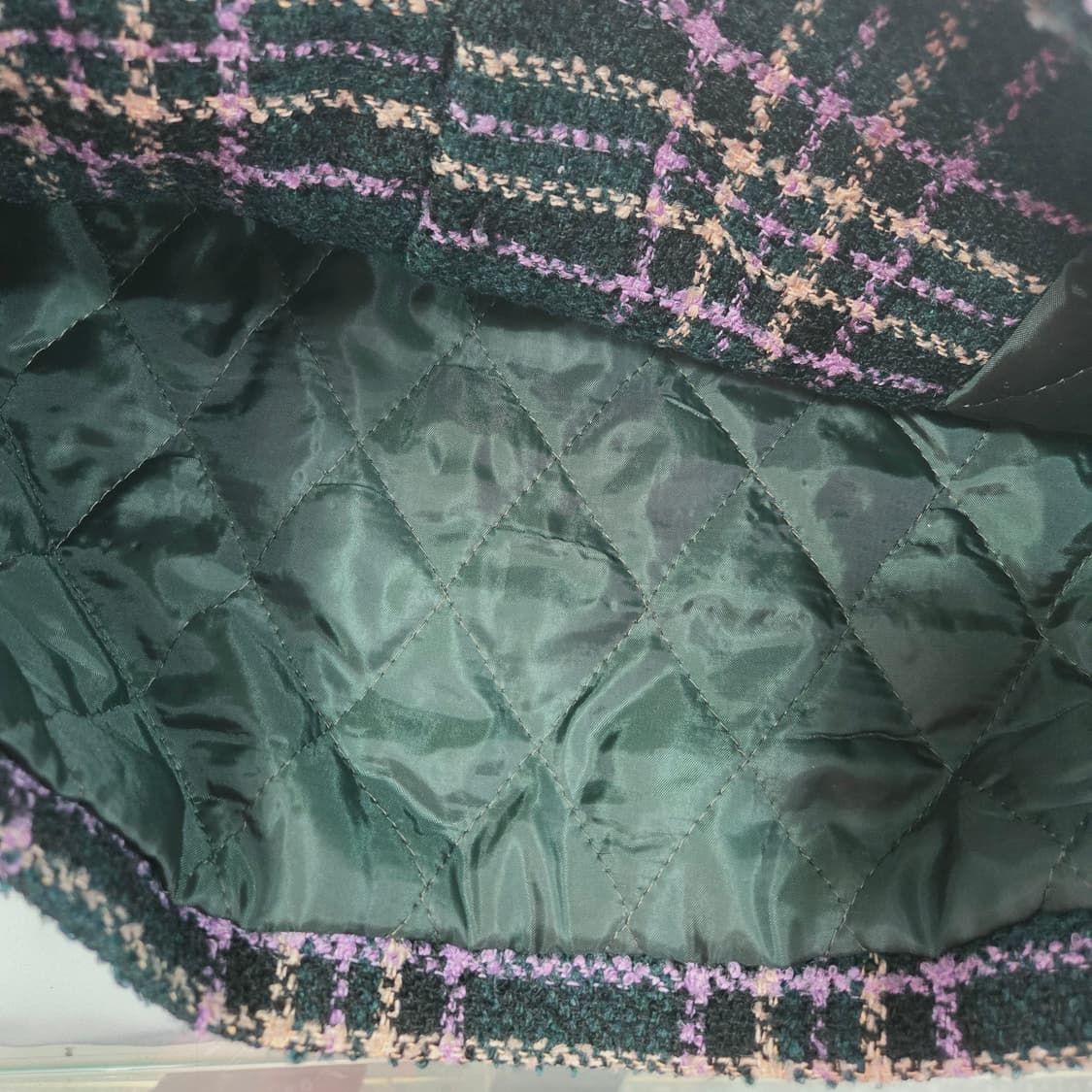 [VERANDA] 베란다 체크 트위드 크롭 자켓 여성 상품이미지7