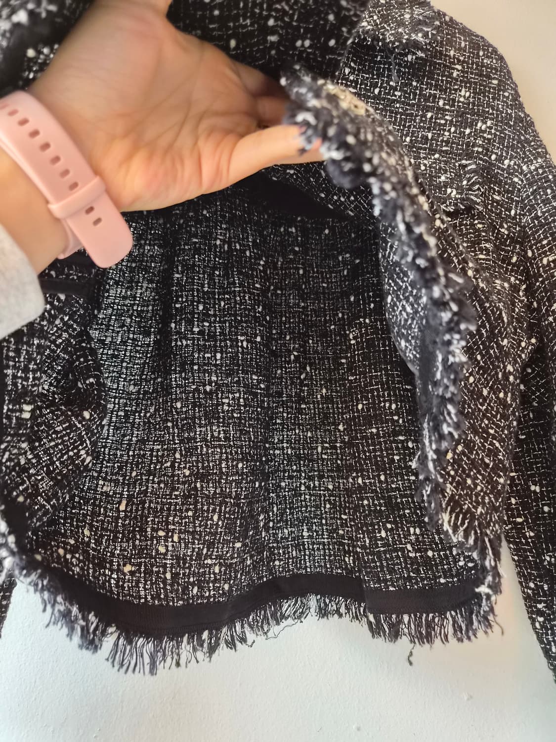 지컷 Gcut 여성 트위드루즈핏자켓 55사이즈 상품이미지4