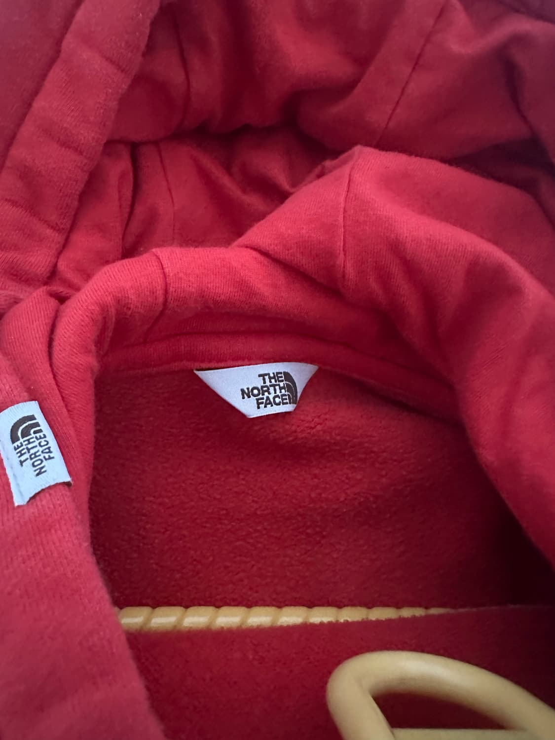 노스페이스 빨간색 후드티 상품이미지3