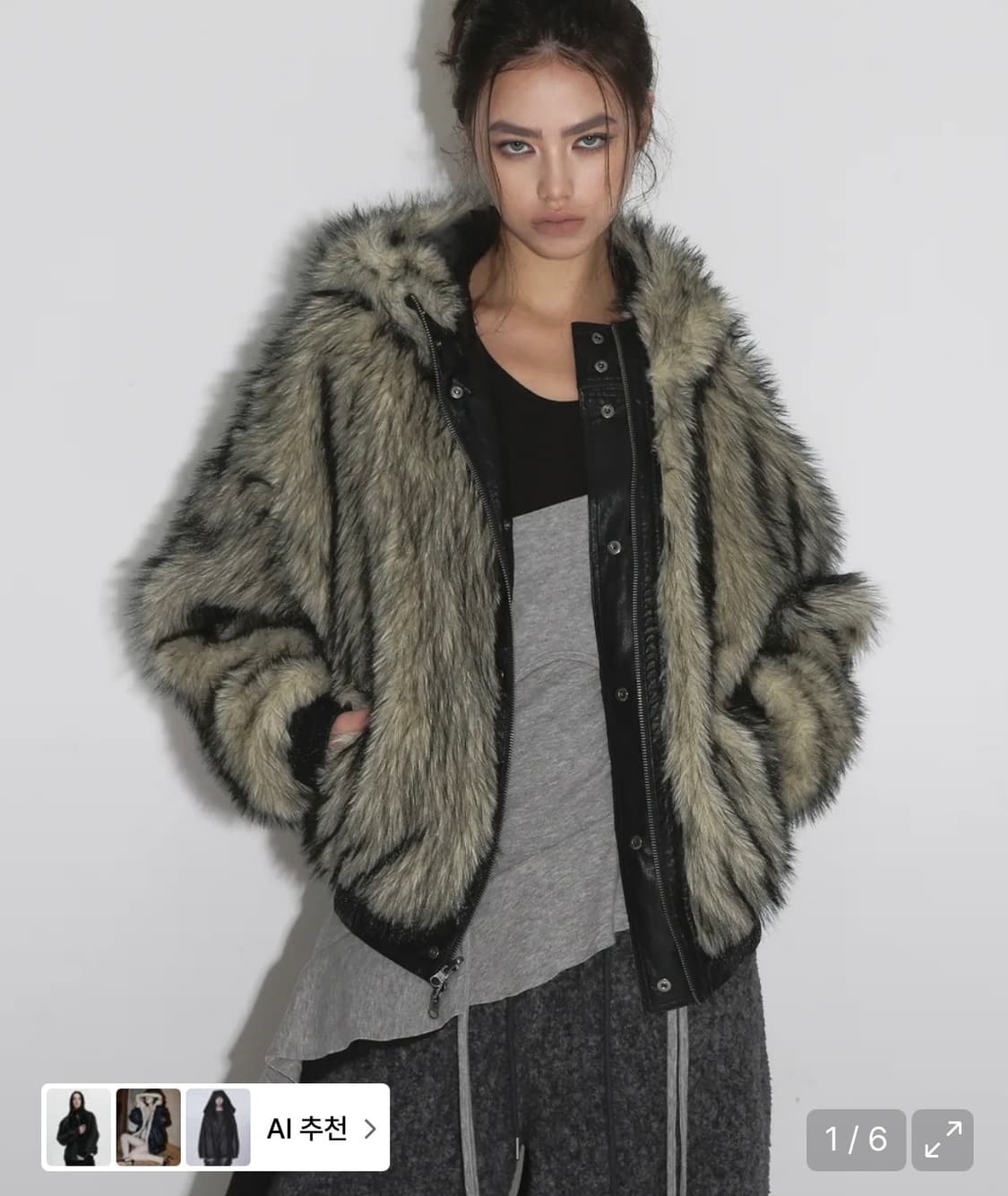 샌드릭 퍼자켓 리버시블 상품이미지1