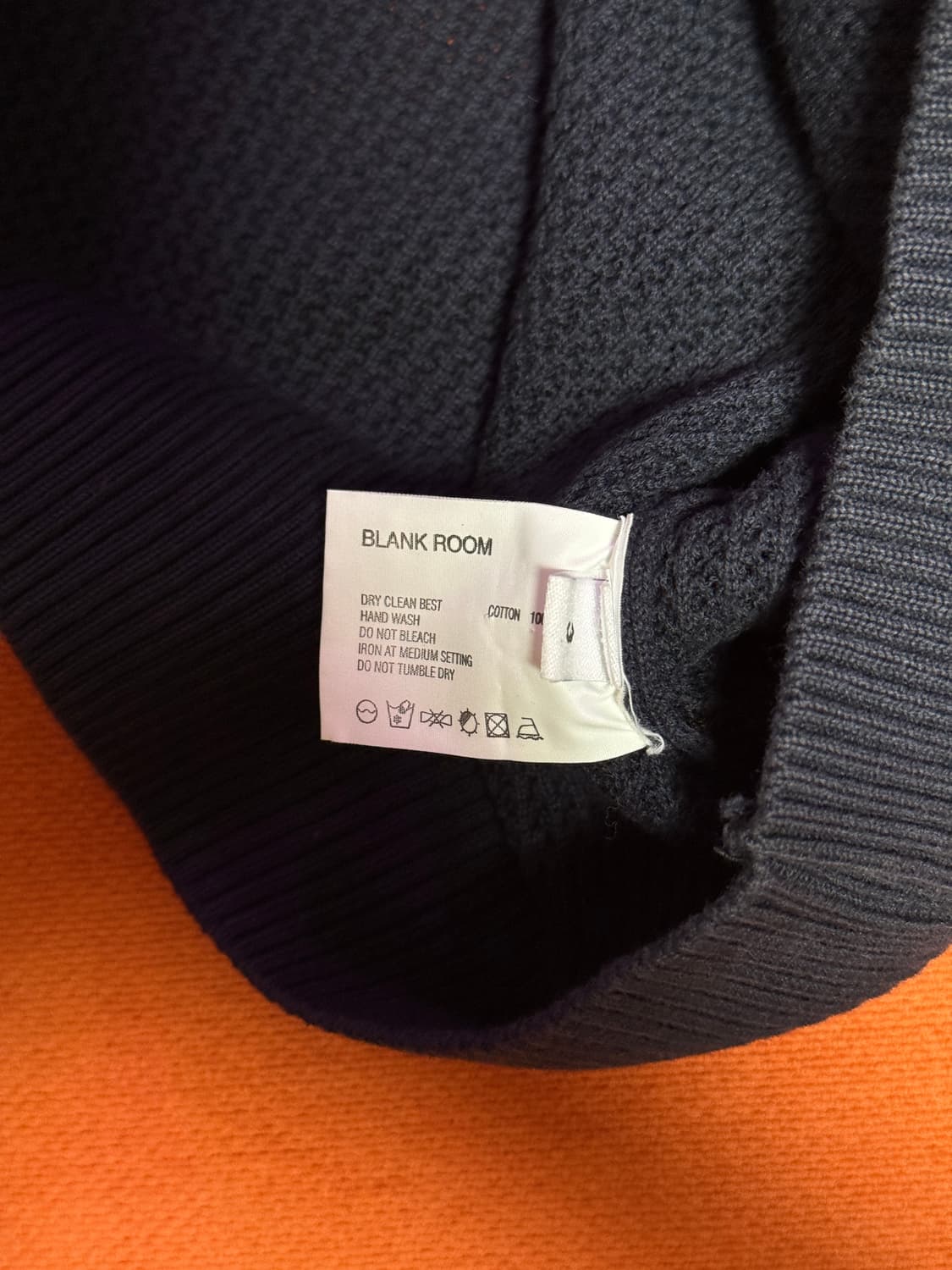 (3) 블랭크룸 코튼 가디건 네이비 상품이미지6