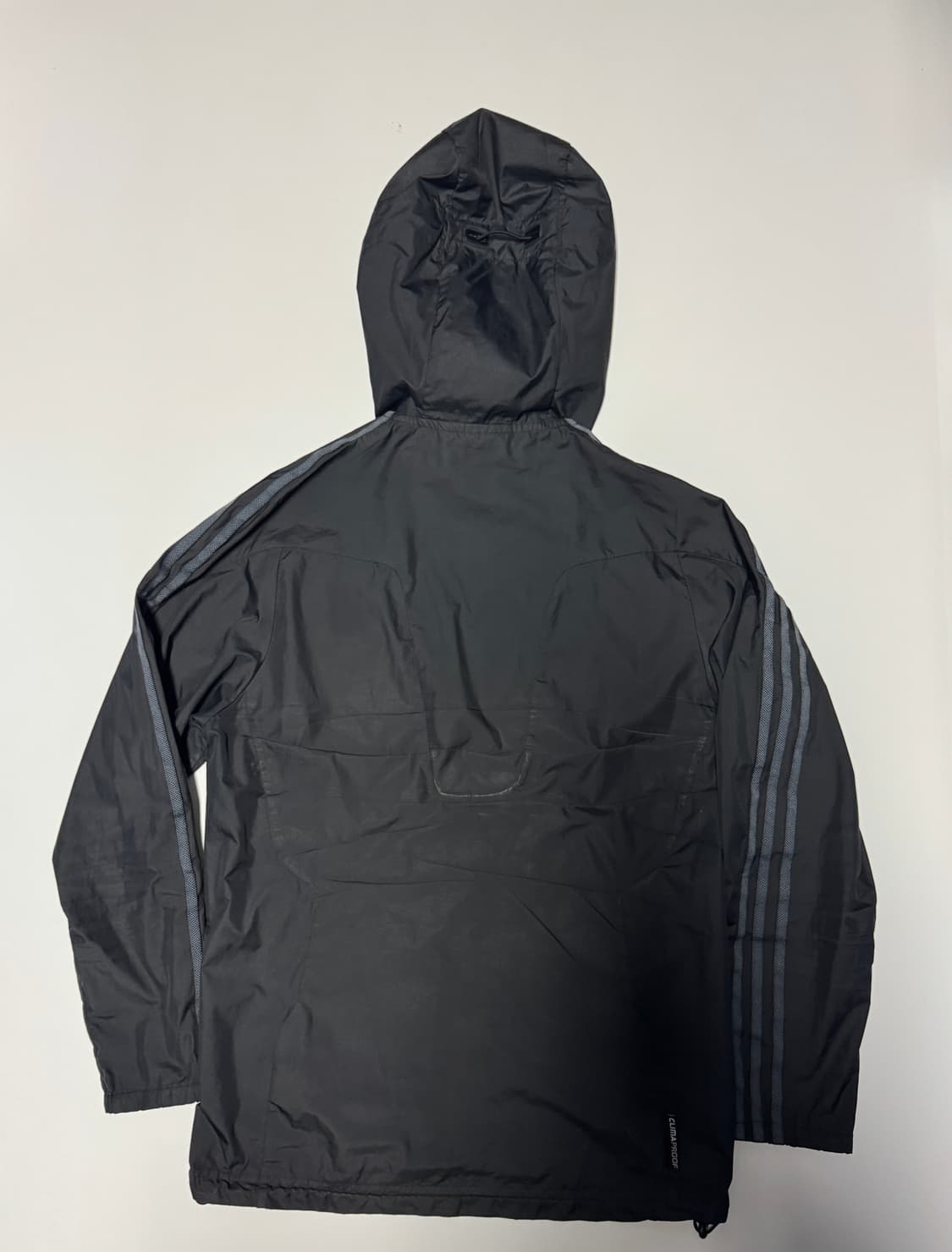 아디다스 올드스쿨 밑단 스트링 삼선 후드 바람막이 M 상품이미지2