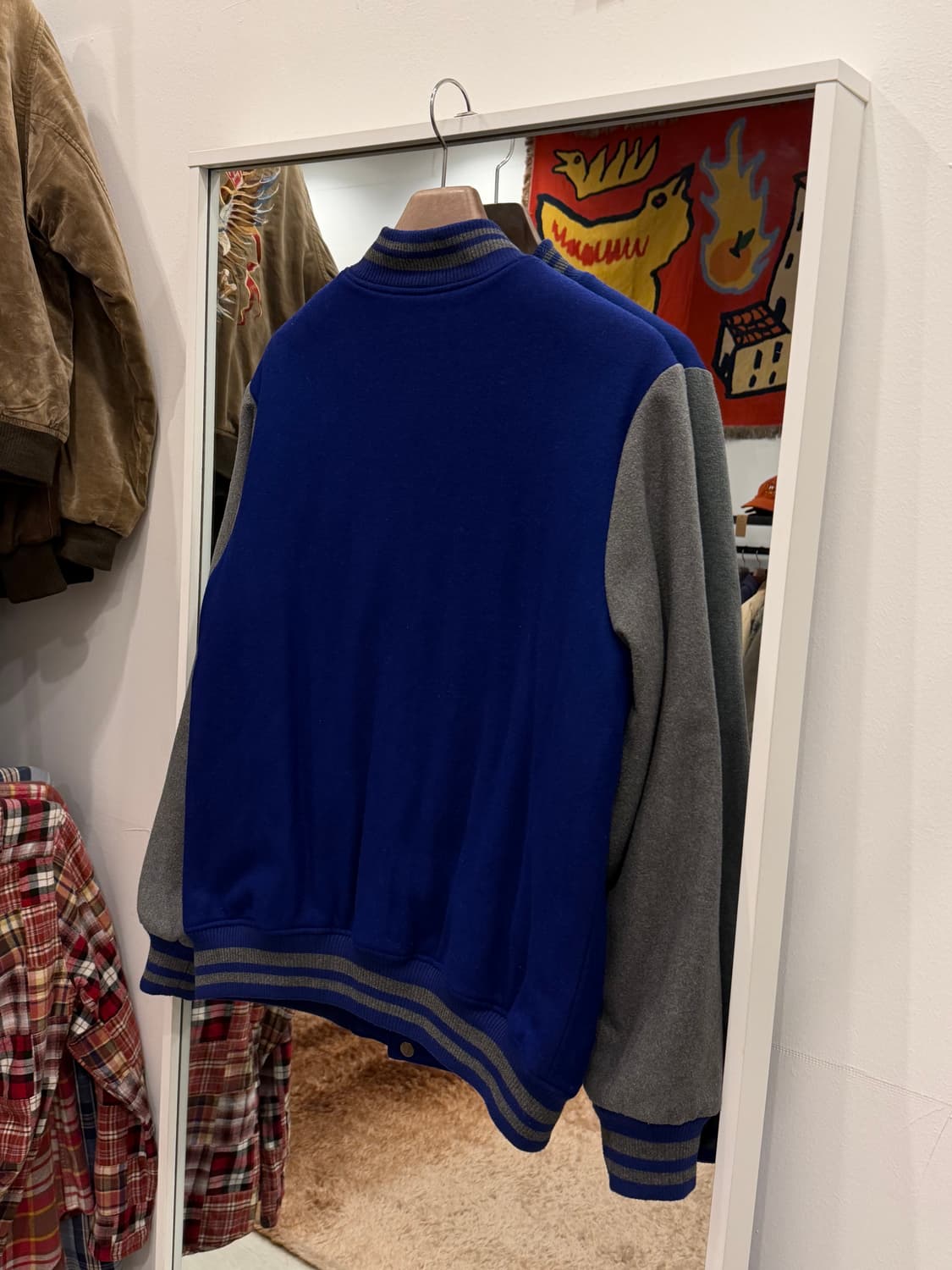 NBA 필라델피아 워리어스 스타디움 울 바시티 자켓 상품이미지5