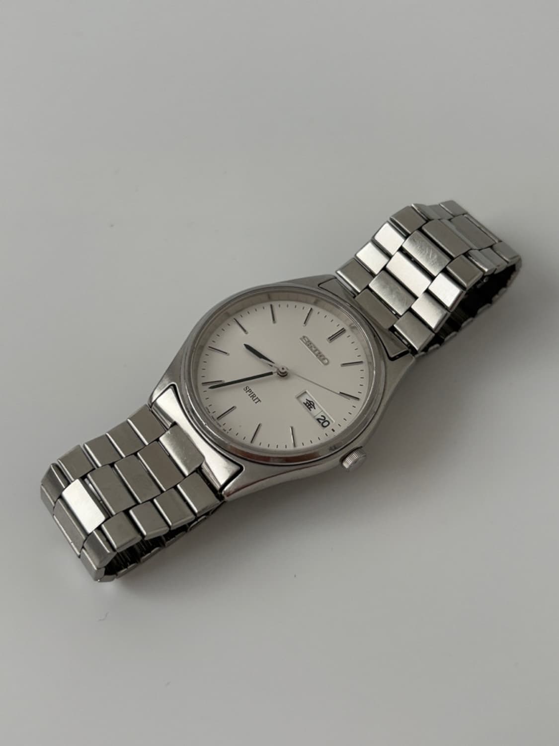 SEIKO-90s spirit bar index silver quartz 상품이미지2