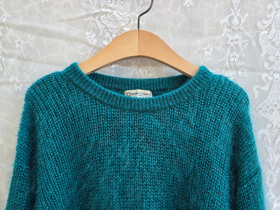 빈티지 베이비 키드 모헤어 실크 니트 상품이미지2