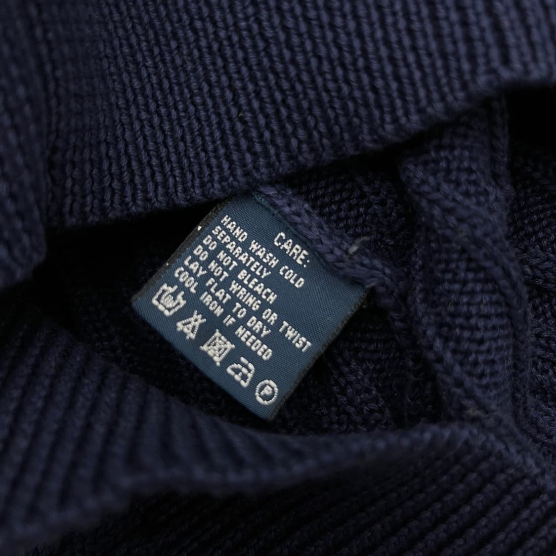 폴로 랄프로렌 레드포니 네이비 꽈배기 니트 M 상품이미지5