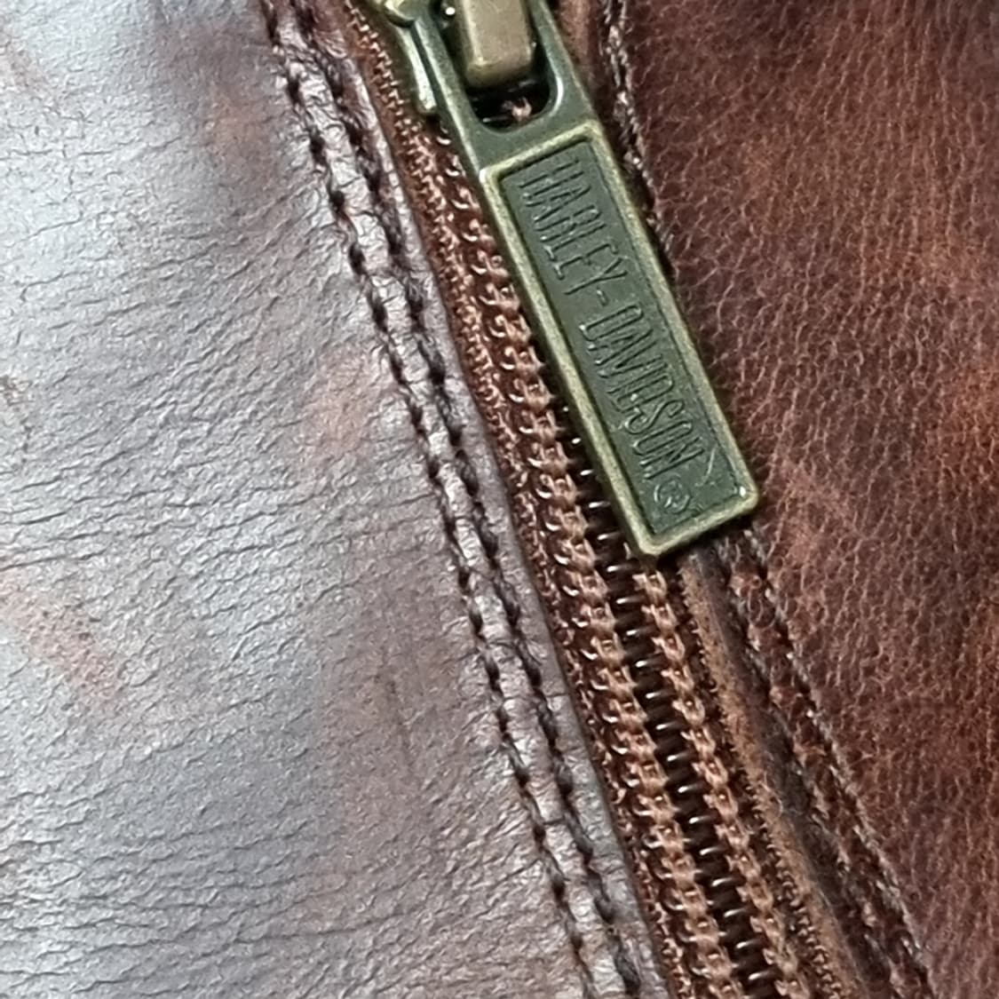 할리데이비슨 가죽 브라운 워커 부츠(uk6) 상품이미지2