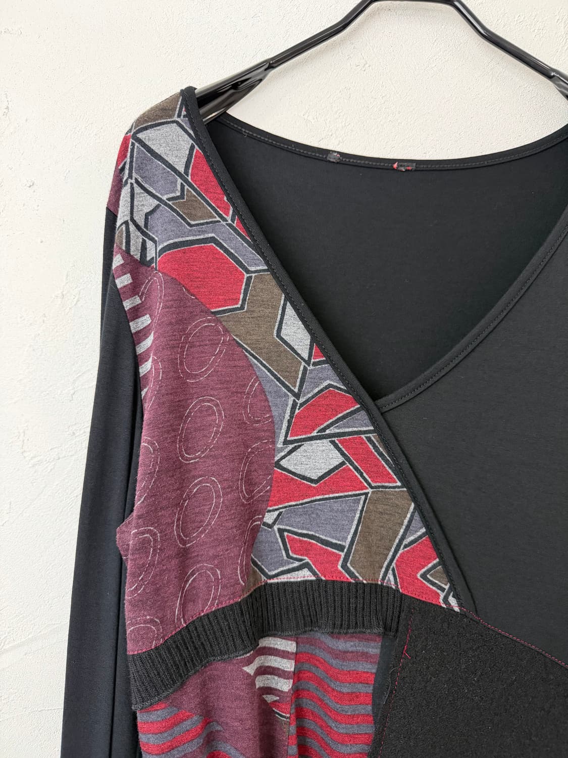 Jeune D'AZUR 믹스드 패브릭 탑 (MADE IN FRANCE) 상품이미지3