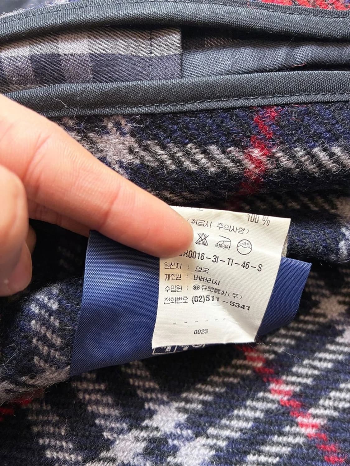 버버리 90's 싱글 안감 내피 싱글 트렌치 코트 PN7519 상품이미지10