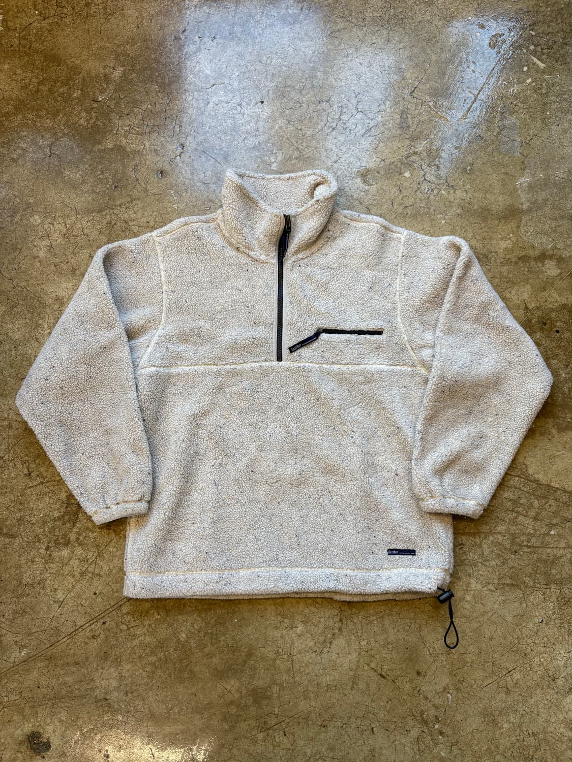 Eastboy 오트밀 플리스 하프 집업 풀오버 상품이미지2