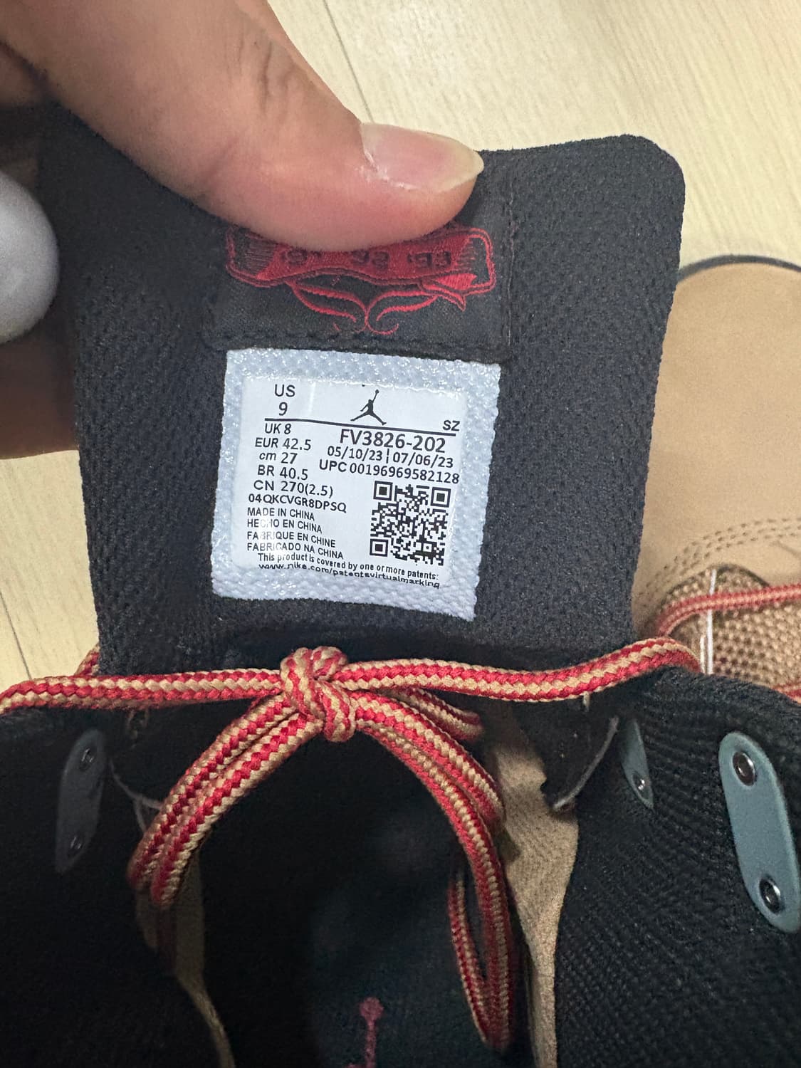에어조던 6 RINGS WINTERIZED ROCKY TAN 2023 상품이미지3