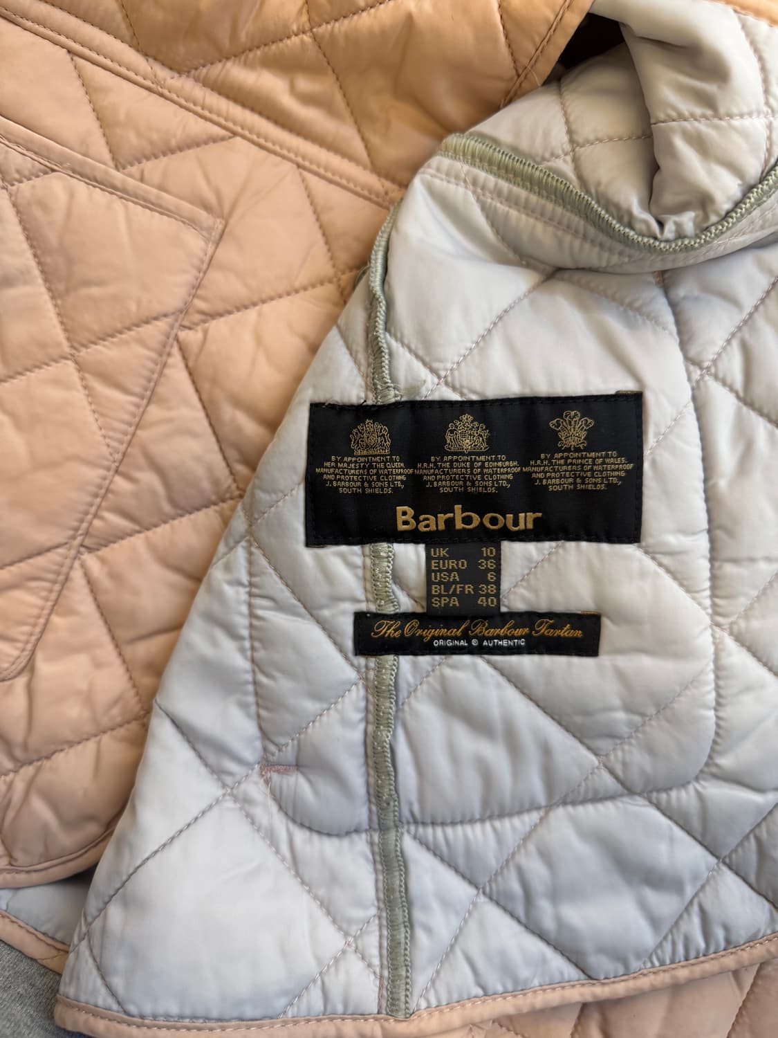 바버 퀼팅 자켓 상품이미지3