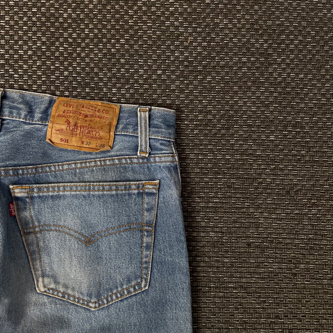 (30) 리바이스 501 00s 버튼플라이 중청 워싱 데님 팬츠 상품이미지6