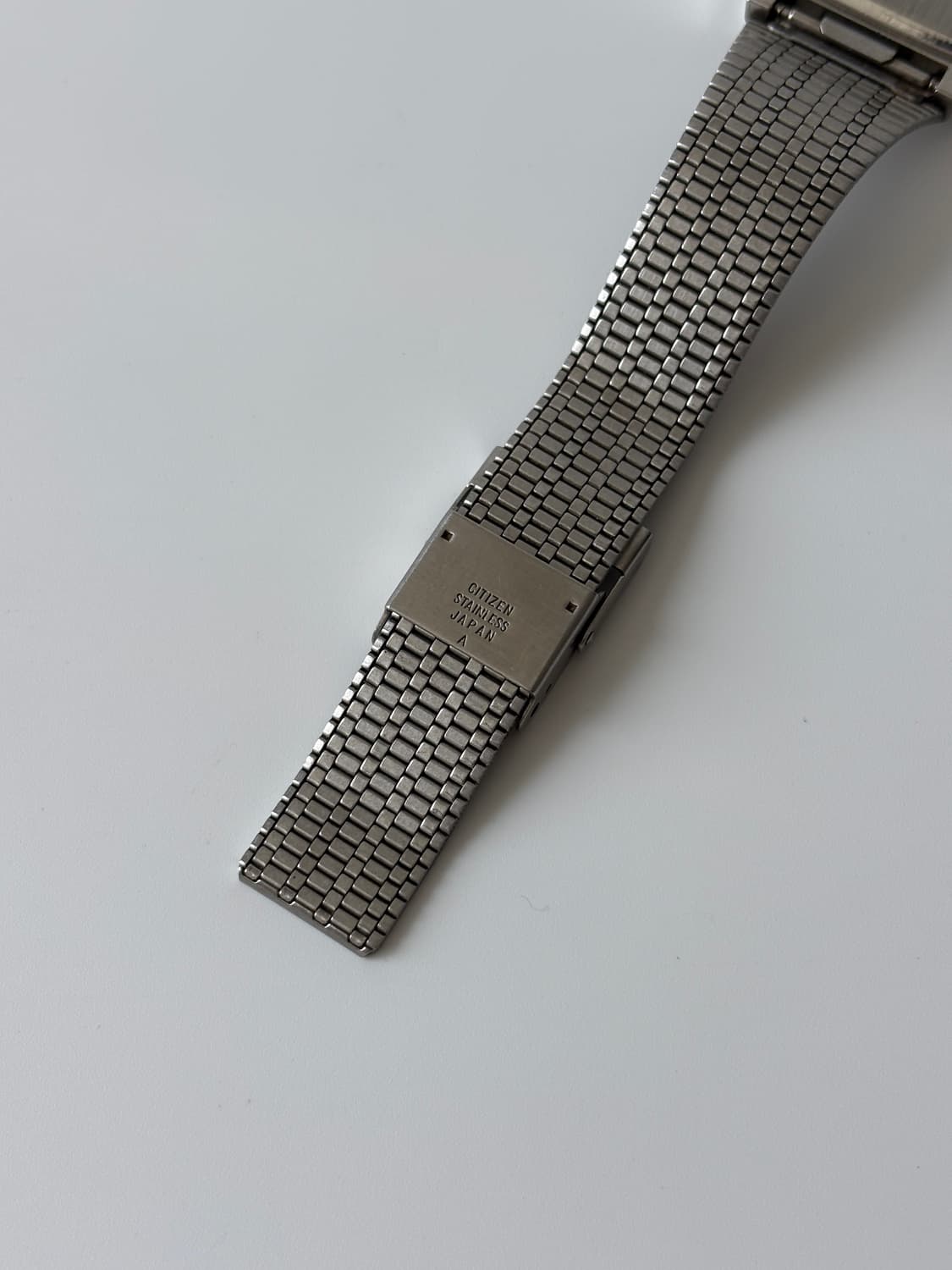 시티즌 1980년대 CQ 블랙 다이얼 스트라이프 실버 쿼츠 남성 상품이미지6