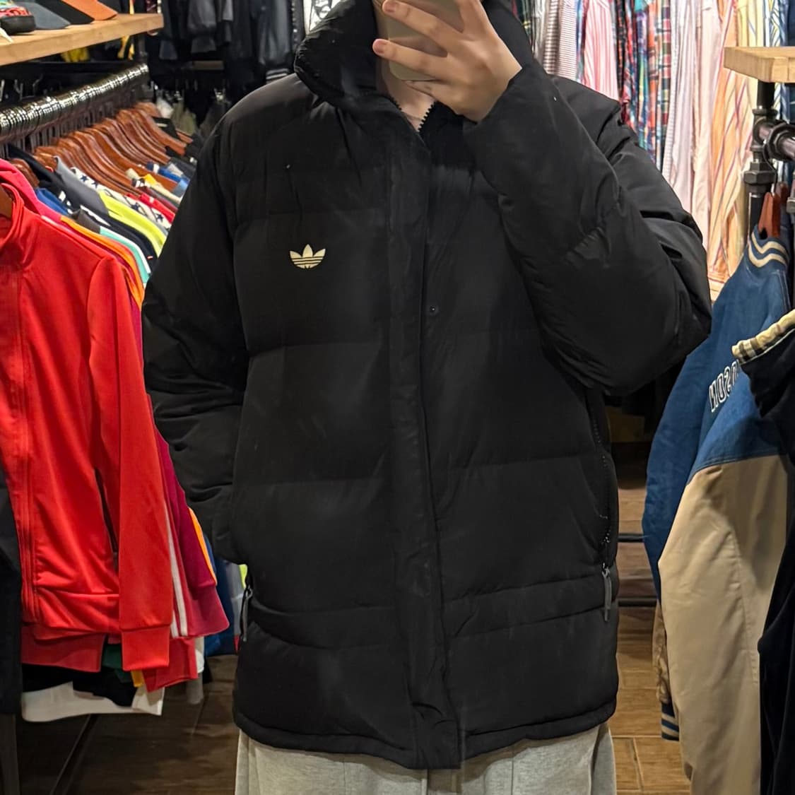 [HI] 아디다스 패딩 블랙 상품이미지1
