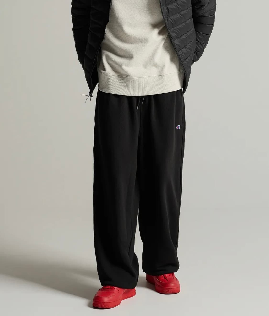챔피온 C로고 와이드핏 스웨트 조거 팬츠 상품이미지1