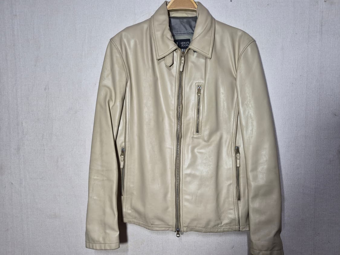 Armani Jean's 알마니 진 레더 자켓52(우리95 ~100) 상품이미지1