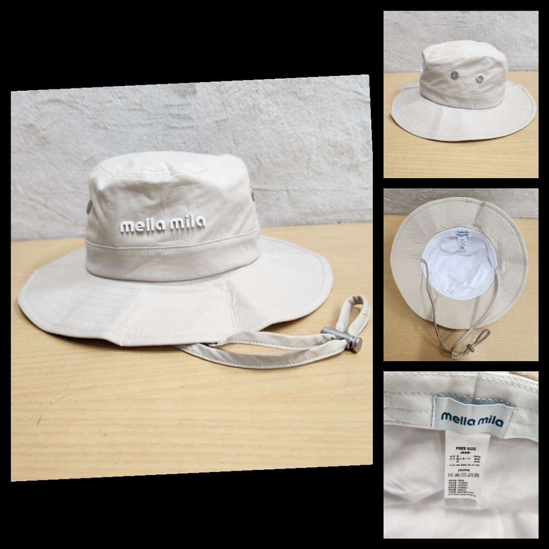 정품 멜라밀라 버킷햇 여성 모자  상품이미지1