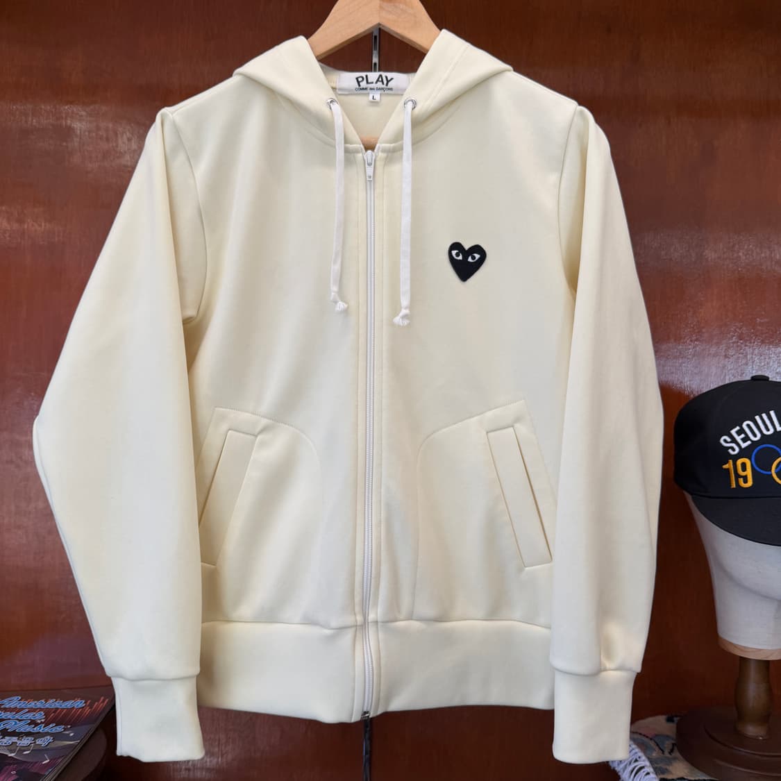 꼼데가르송 플레이 하트 와펜 후드 집업 [ 55-66 ] 상품이미지2